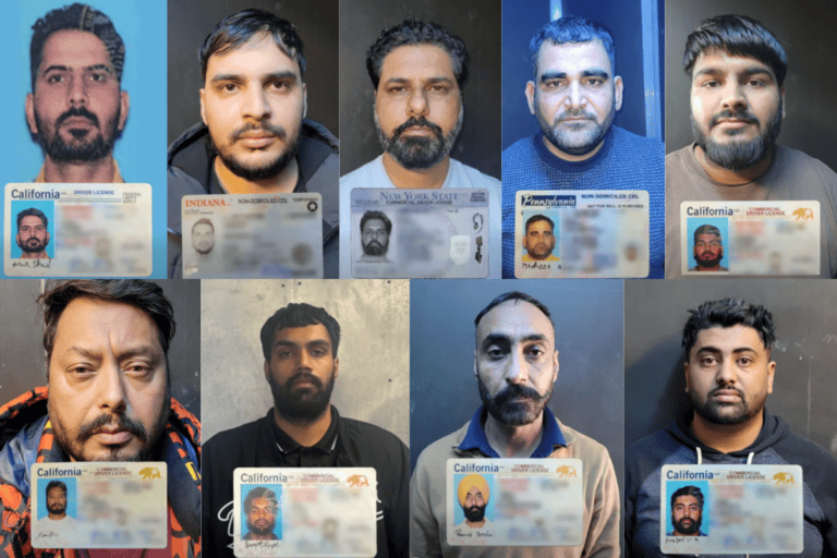 Yuma Border Patrol Arrested 11 Indian National Truck Drivers in February — All Illegally Present in the U.S. and Holding State-Issued CDLs From Five Different States