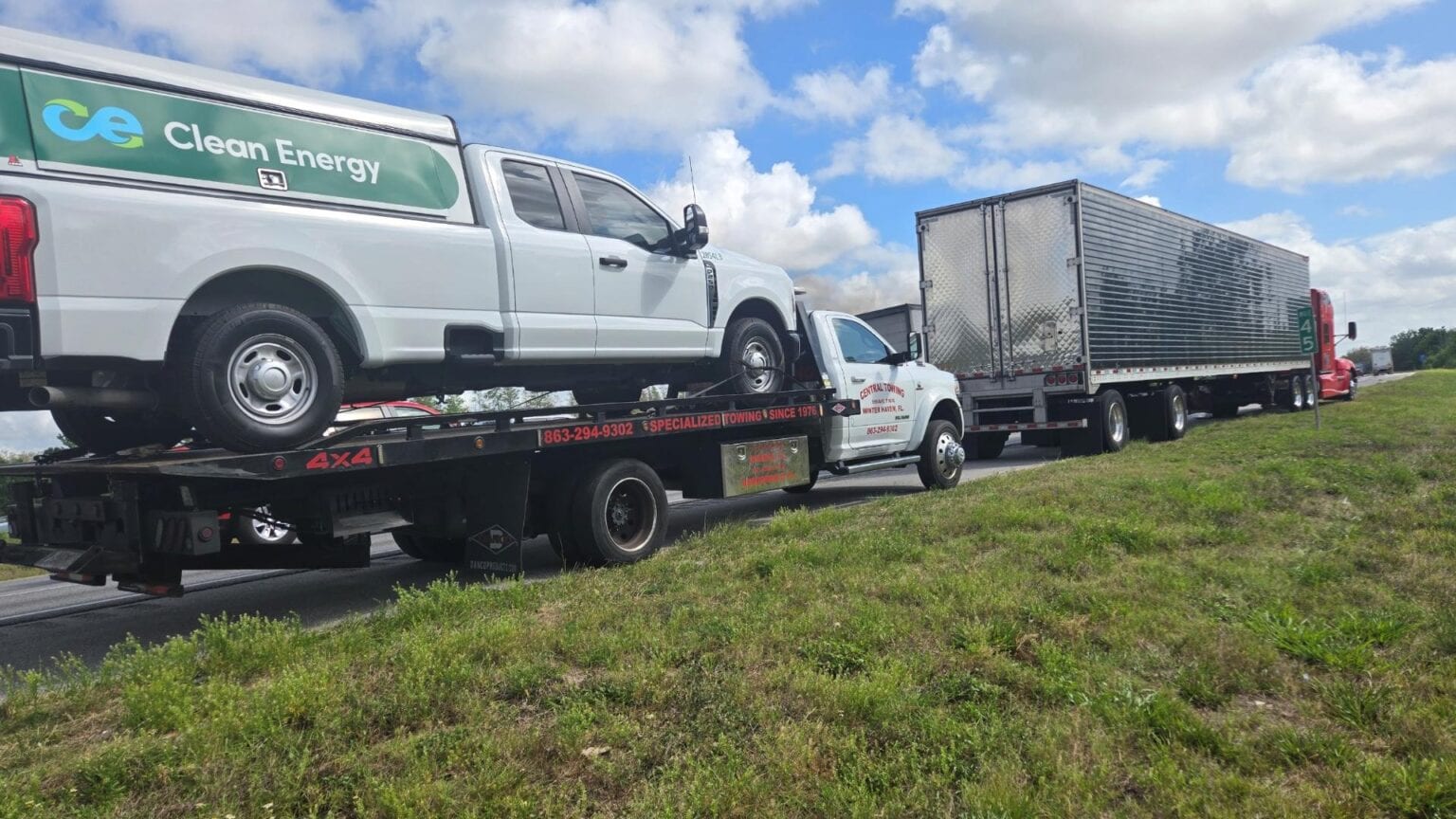 Semi Driver Threw Cup at Moving Pickup Windshield in Florida Road Rage ...