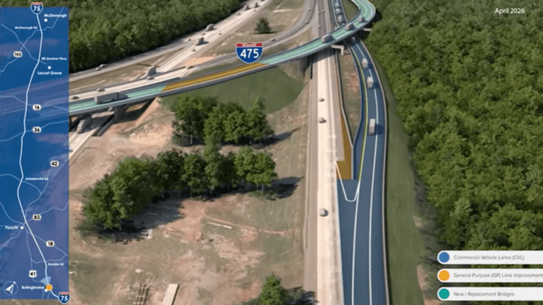 Georgia DOT Advances Plan to Build 41 Miles of Dedicated Truck Lanes on I-75 to Separate Commercial Traffic From Passenger Vehicles — Barrier-Separated, No Tolls, Public Comments Open Through May 28