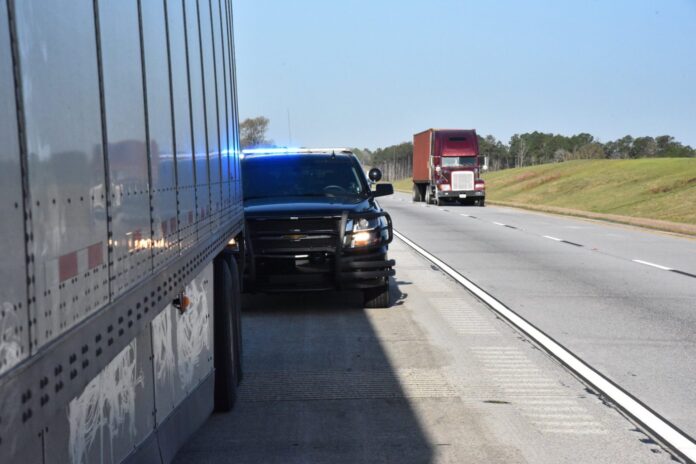 Commercial traffic stop