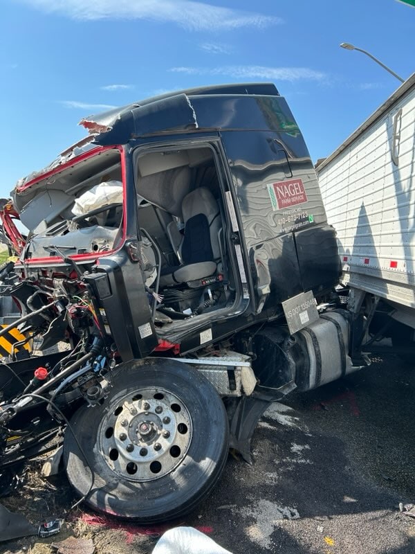 Asphalt Dump Truck Slams Into Tractor-Trailer Making Left Turn at Route ...