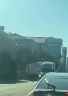 Improper Turn in Downtown Greenville