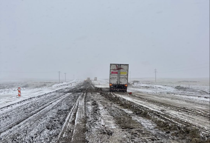 Multiple Semi-Trucks Get Stuck and Crash in Winter Weather
