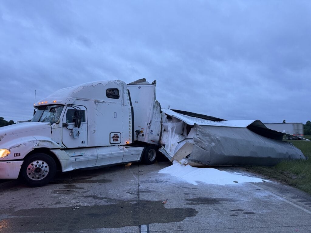 crash involving an 18-wheeler