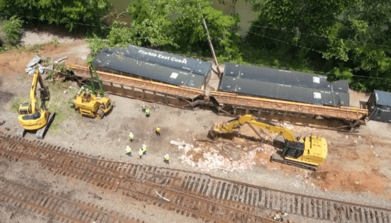 Full Scope of Georgia Train Derailment Revealed — Four Railcars Down, One Came to Rest on Propane Tank, Residents Left Without Power and Water After Unlicensed Truck Driver Struck Train