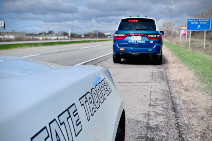 The Indiana State Police released enforcement statistics for April 2026